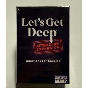 Let’s Get Deep: After Dark Expansion Pack 150 Spicy Conversation Cards